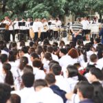 Banda Municipal inició presentaciones en los colegios de Guayaquil
