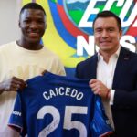 Daniel Noboa se reunió con Moisés Caicedo durante su visita oficial al Reino Unido: así fue el encuentro