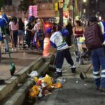 Municipio refuerza limpieza y control tras marcha en el centro de la ciudad