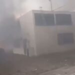 Otavalo: ataque a Comando policial deja dos uniformados heridos y graves daños materiales