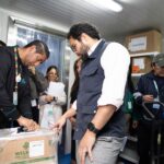 Por disposición del presidente Noboa medicamentos llegan al hospital del IESS más grande de la capital, como parte del proceso de compra masiva