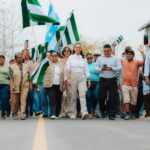 Prefecta Marcela Aguiñaga entrega la rehabilitación integral de la vía Balzar-Los Palitos, tras 40 años de olvido y un contratista incumplido