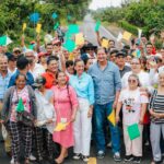 Prefecta Marcela Aguiñaga entregó la renovada carretera Marcelino Maridueña-La Resistencia-Nueva Unión