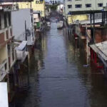 Fuertes lluvias causan inundaciones en la Costa y el Austro