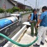 Prefectura del Guayas brinda apoyo inmediato con tanqueros de agua al Hospital y varios sectores de Durán, ante la emergencia sanitaria por rotura en acueducto principal