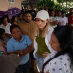Lavinia Valbonesi llegó al recinto San Félix con ayuda humanitaria para familias afectadas por el invierno