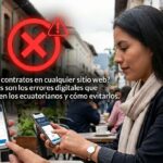 Estos son los errores digitales que más cometen los ecuatorianos y cómo evitarlos