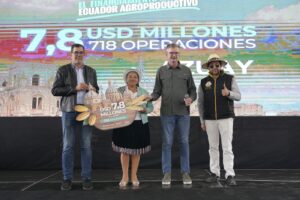Gobierno del Nuevo Ecuador entrega más de USD 7.7 millones en créditos productivos en Azuay, continuando con la reactivación económica