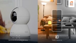 Nexxt Home lanzó en Ecuador su set de dos cámaras inteligentes motorizadas para interior