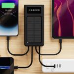 Xtech presentó su banco de energía con panel solar y cables de carga integrados