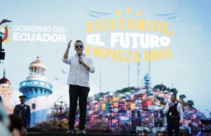 El presidente Noboa celebra el presente y futuro de Guayaquil en las fiestas julianas