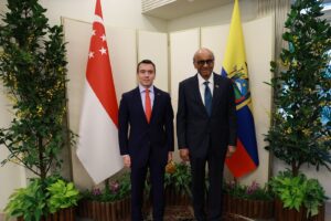Cinco áreas estratégicas marcan la nueva alianza de cooperación entre Ecuador y Singapur