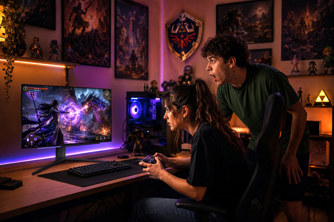 LG UltraGear™: un monitor diseñado para quienes exigen el máximo rendimiento, dentro y fuera del juego