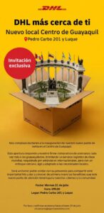DHL Express amplia su presencia en Ecuador para responder al crecimiento de las exportaciones