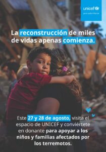 CityMall se suma a UNICEF para apoyar a niños y familias afectados por los terremotos en Venezuela y Colombia