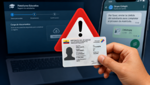 La cédula no debería viajar por WhatsApp: los errores digitales que exponen la identidad de estudiantes y familias ecuatorianas