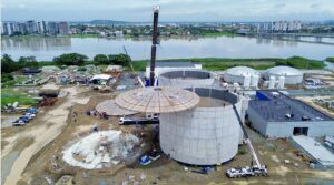 Construcción de la PTAR Los Merinos alcanza el 70 % con una operación de ingeniería de gran magnitud