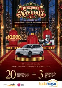 Todohogar invita a descubrir la Navidad con tres puertas, tres grandes premios y muchas razones para celebrar